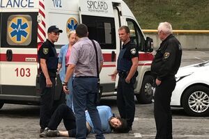 Мужчина получил ранение в ногу