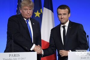 Трамп і Макрон провели спільну прес-конференцію