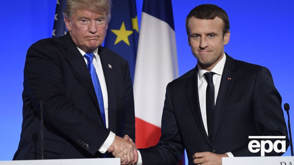 Трамп і Макрон провели спільну прес-конференцію