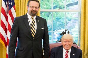 Горка на фото з президентом США Дональдом Трампом