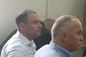 Дмитрий Добкин и Нестор Шуфрич в зале суда