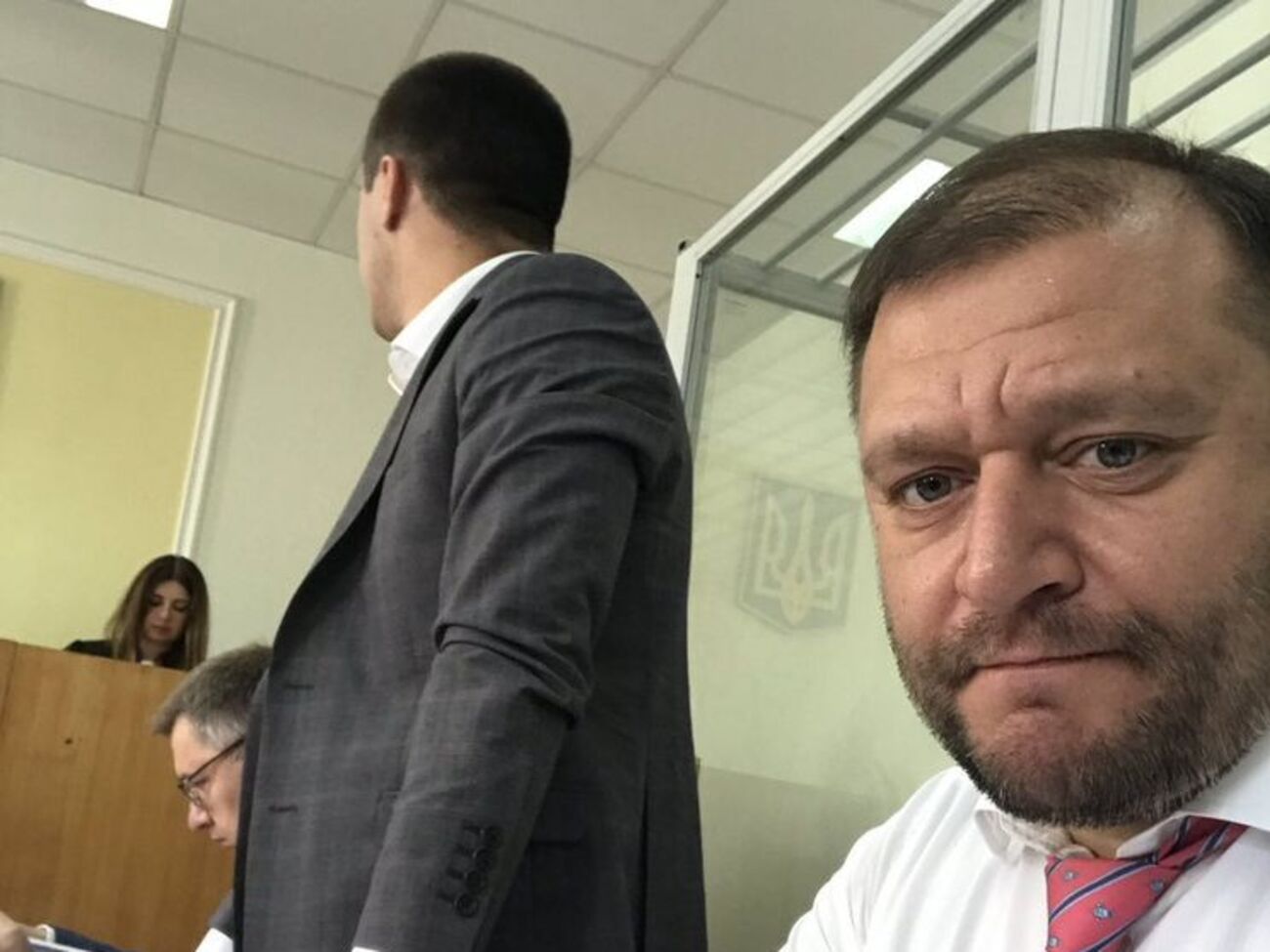 Добкін робив селфі під час виступу свого адвоката