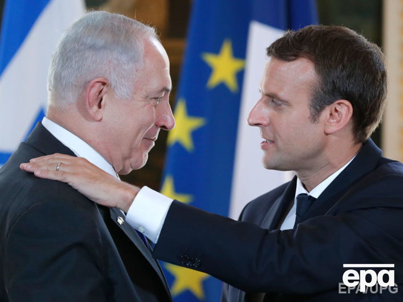 Нетаньяху приехал в Париж для встречи с Макроном