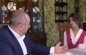 Матиос рассказал о своем быте журналистке Дарье Счастливой