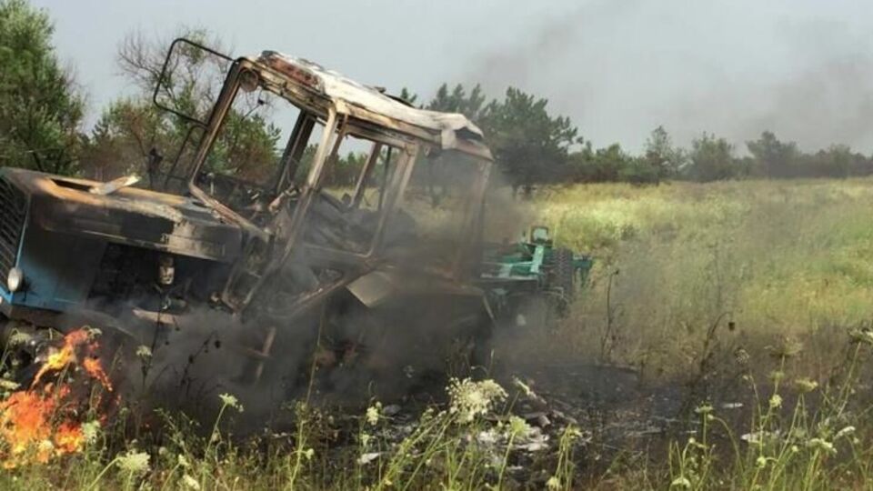 Инцидент произошел 17 июля около 10.30 на северо-восточной окраине поселка Гнутово вблизи Мариуполя