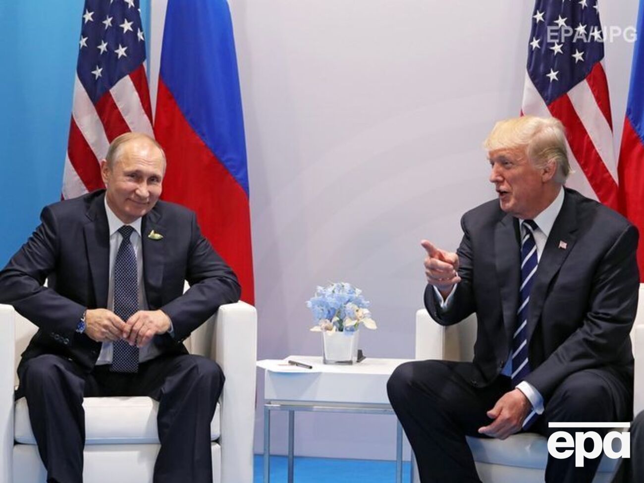 7 июля Трамп и Путин встретились впервые