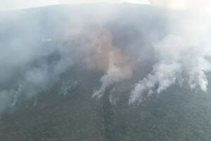 Пожары в Черногории не утихают с прошлой недели