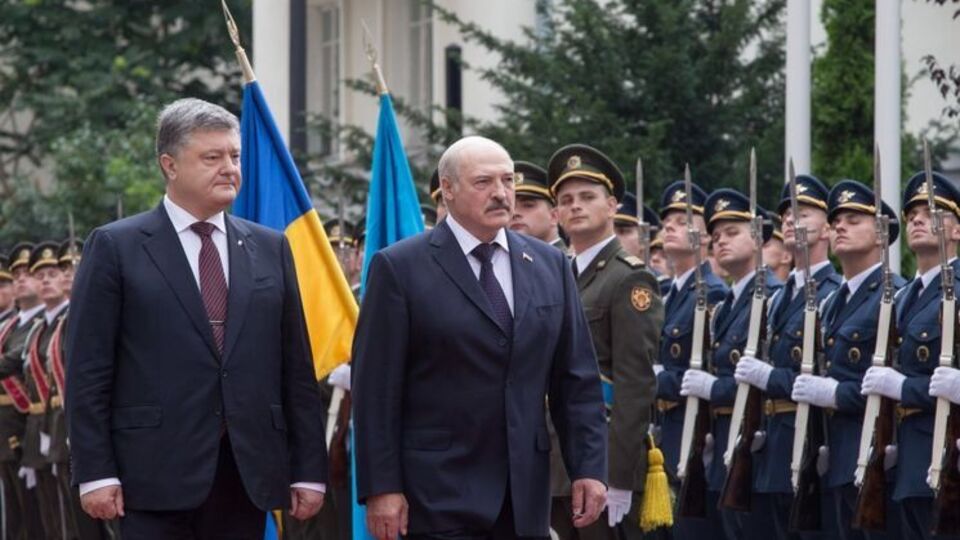 Порошенко зустрів у Києві білоруського президента