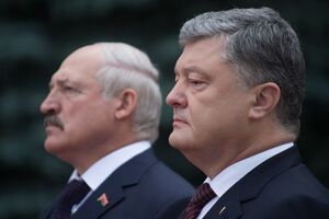 Порошенко говорив про війну на Донбасі під час брифінгу з Лукашенком