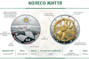 Нова монета, яку ввів в обіг Нацбанк