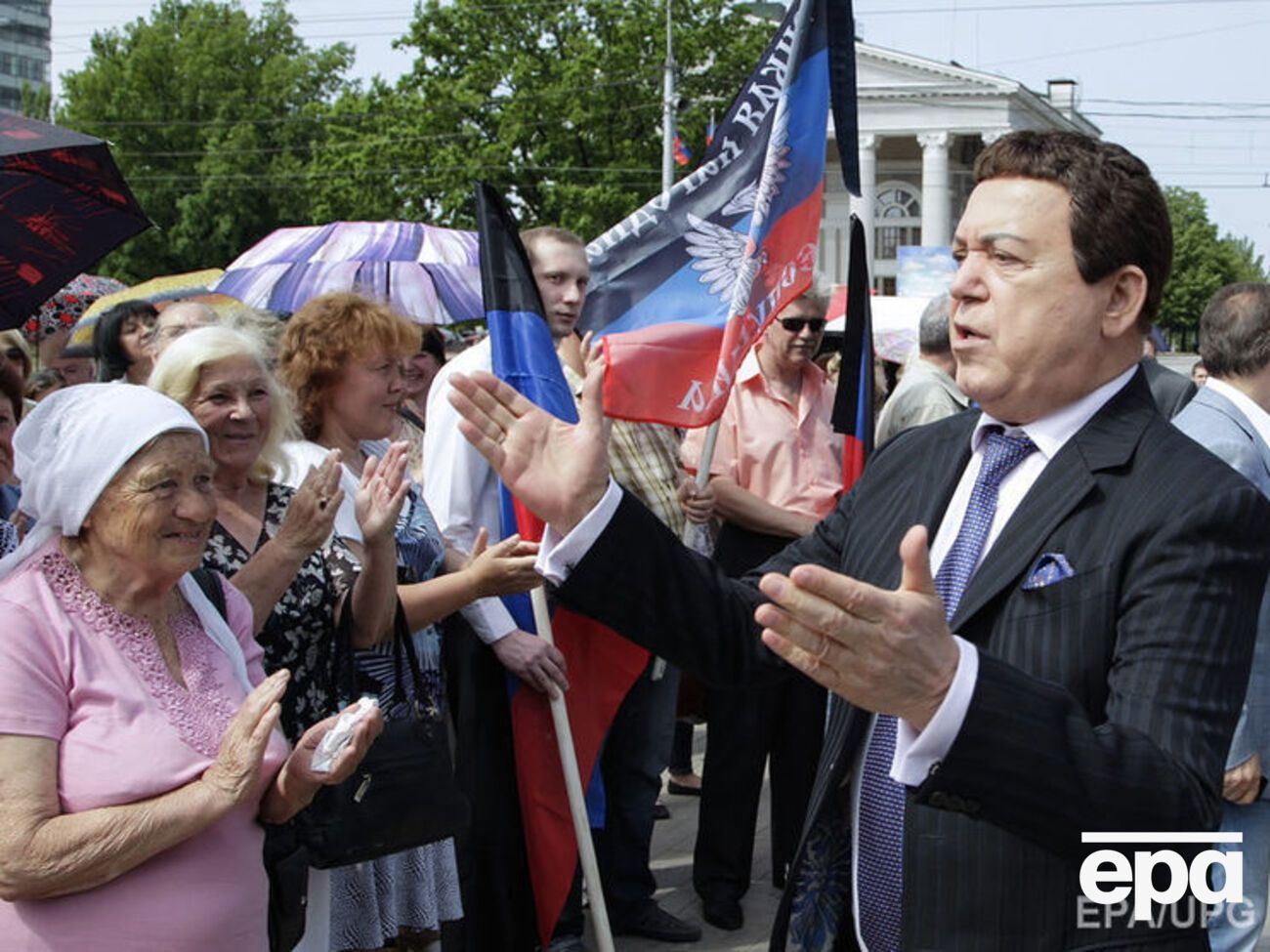 Кобзон в окупованому Донецьку