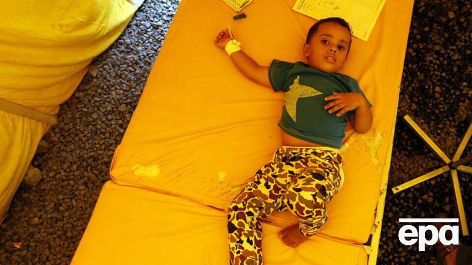 У Ємені недоїдає понад 2 млн дітей, що робить їх чутливими до холери