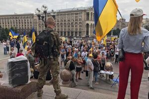 На Майдані проходить віче на підтримку Саакашвілі
