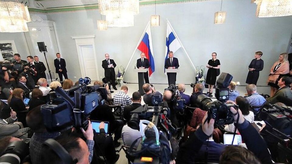 Путін сьогодні відвідав Фінляндію