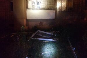 Взрывной волной выбило окна на кухне и балконе