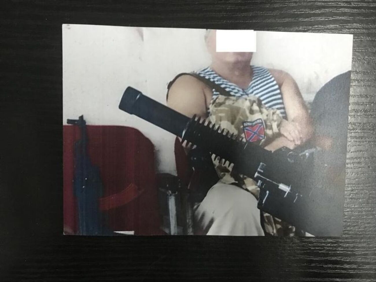 У затриманого виявили фотографії бойовиків