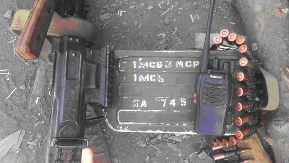 Українські військові захопили кулемет Калашникова й радіостанцію