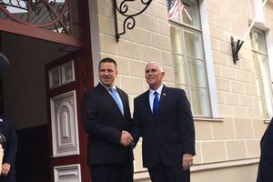 У Таллінні Пенс зустрівся з прем'єр-міністром Естонії Юрі Ратасом