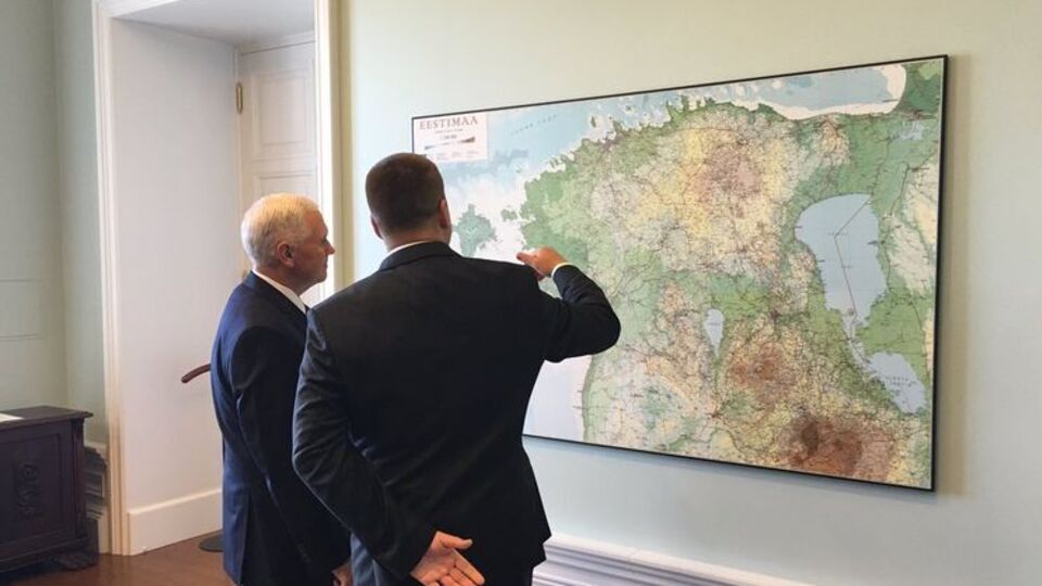 Пенс провів зустріч із прем'єр-міністром Естонії Юрі Ратасом