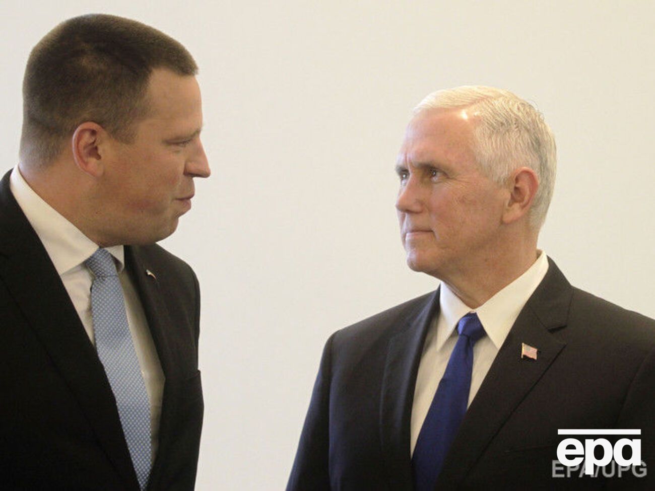 Ратас и Пенс провели переговоры в Таллинне