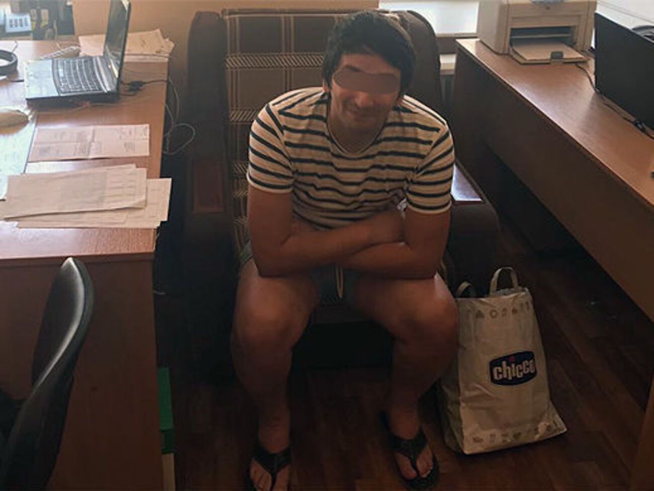 Мужчина должен был покинуть Украину до конца июня 2017 года, однако не сделал этого