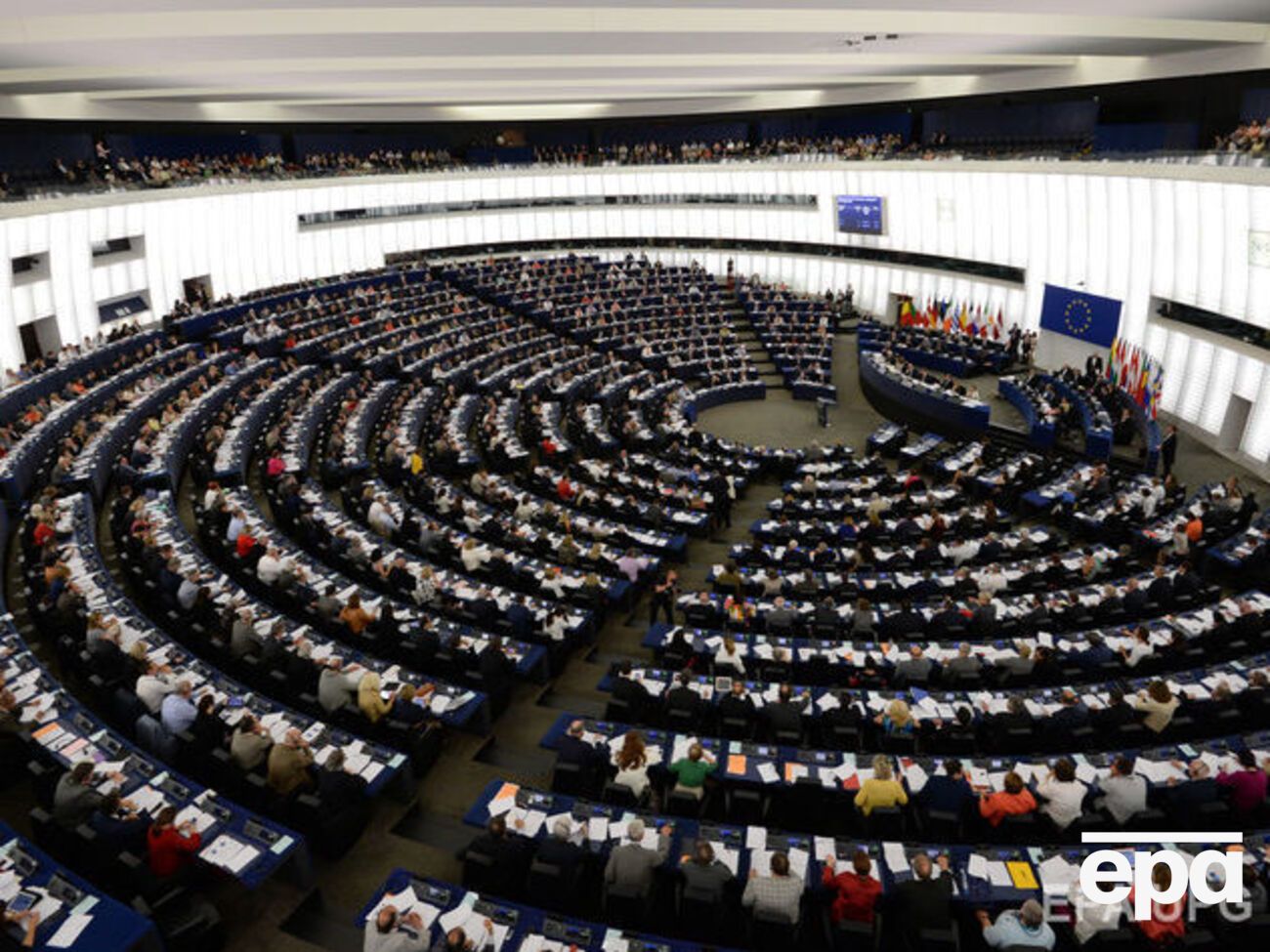 Инициативу поддержали 477 депутатов Европарламента