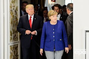 Встреча Трампа и Меркель продолжалась около часа