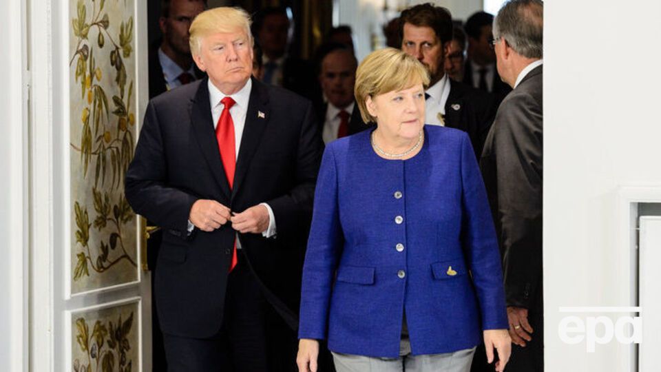 Встреча Трампа и Меркель продолжалась около часа