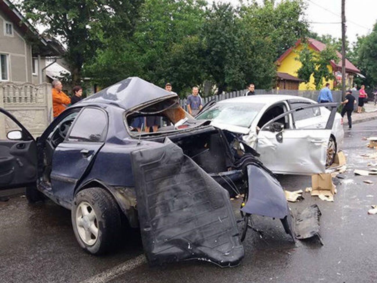 Авария произошла на дороге Мукачево &ndash; Львов в селе Ямница