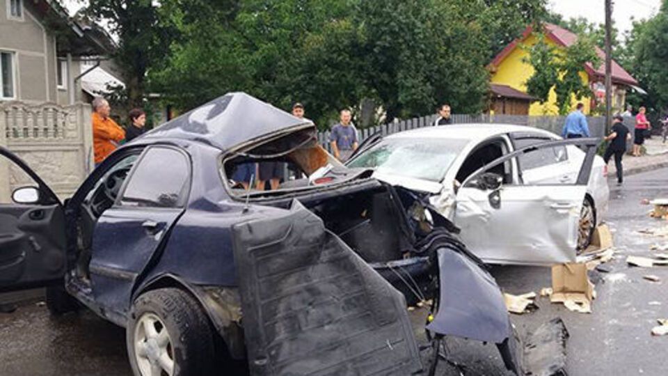 Авария произошла на дороге Мукачево – Львов в селе Ямница