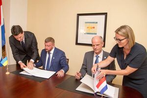 Соглашение подписали министры юстиции Павел Петренко и Стеф Блок