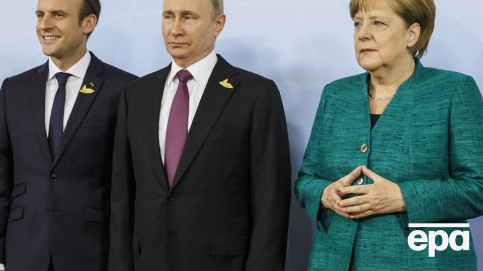 Макрон, Путин и Меркель встретились в ходе рабочего завтрака на саммите в Гамбурге