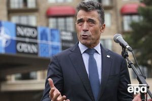 Расмуссен заявив, що питання вступу України до НАТО є суверенним вибором країни, але прагнення до цього вселяє оптимізм