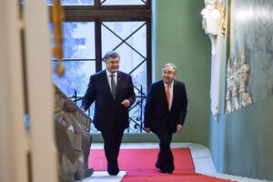 Генсек ООН Гутерріш перебуває з візитом у Києві