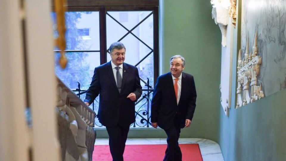 Генсек ООН Гутерріш перебуває з візитом у Києві