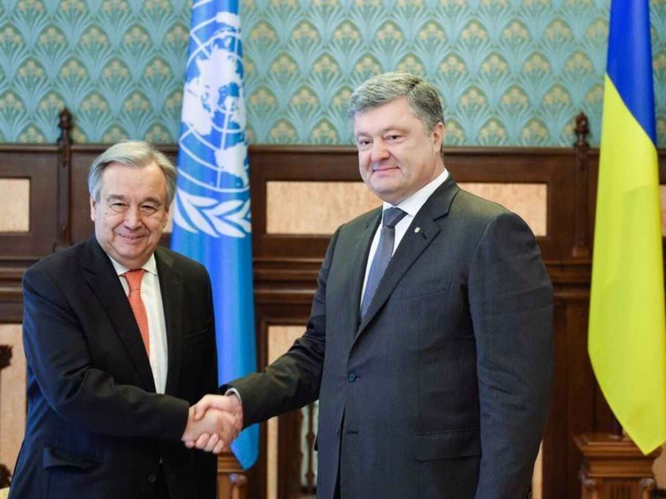 Гутерриш и Порошенко провели переговоры в Киеве
