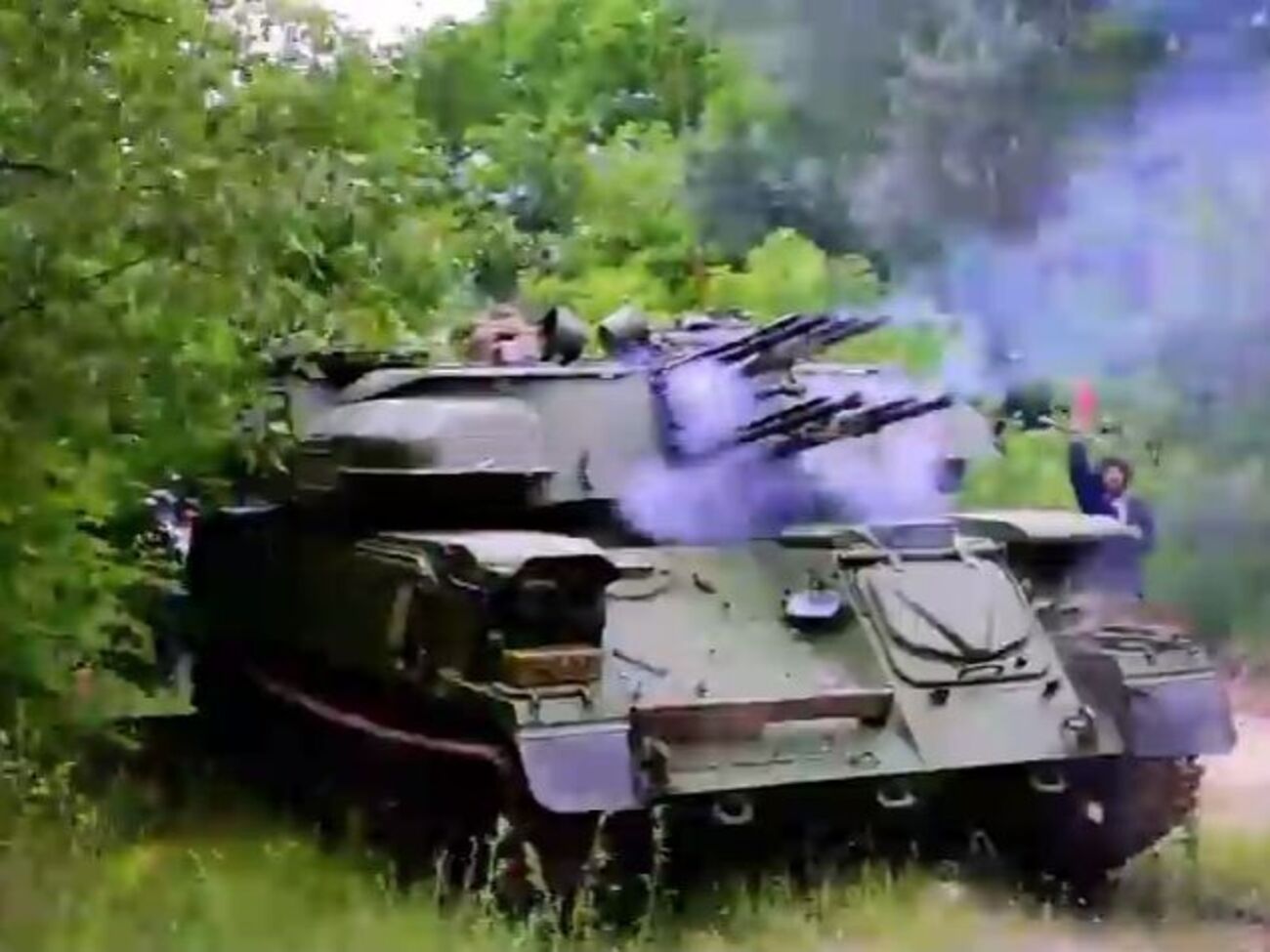 Испытания "Шилки" перед передачей их ВСУ