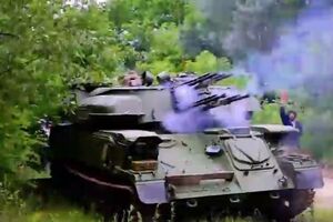 Испытания "Шилки" перед передачей их ВСУ