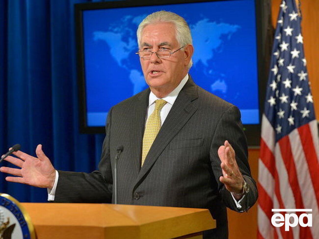 Тиллерсон выступил на брифинге