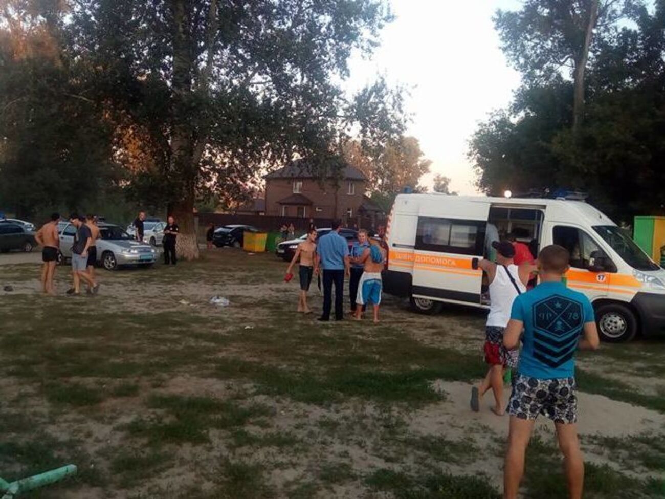 Стрельба началась на пляже в Полтаве