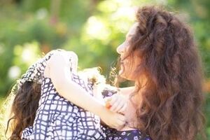 Бережная не показывала лицо дочери