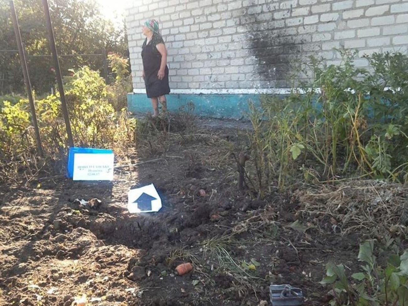 Мирные жители в результате обстрела не пострадали