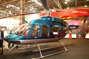 Вертолет Bell 407 упал в лесистой местности