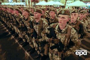 Участники парада в Киеве