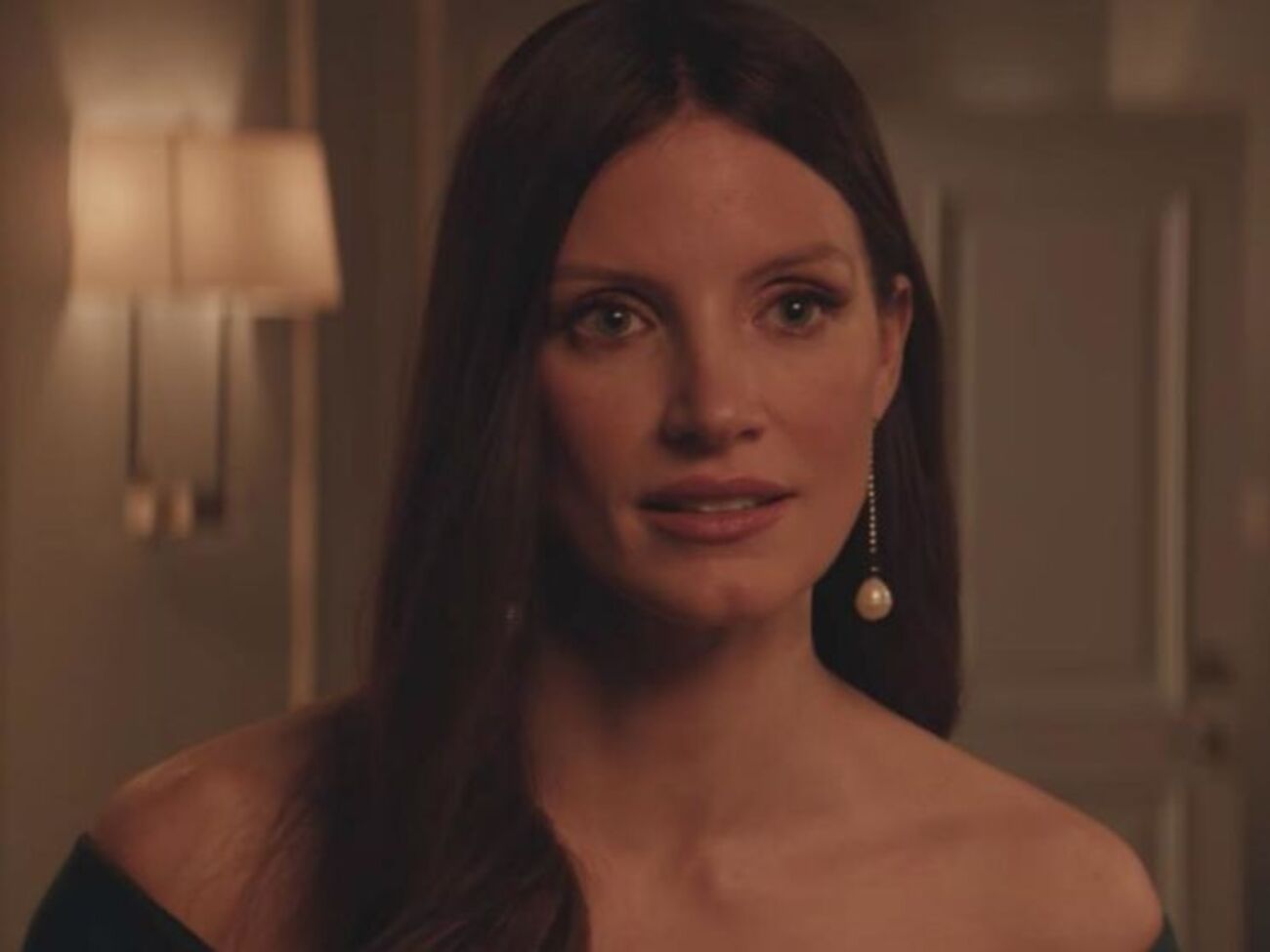 Честейн исполнила в картине "Игра Молли" главную роль