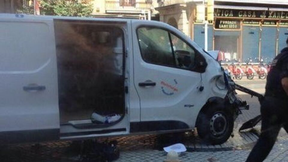 Автомобіль проїхав пішохідною зоною Рамбла приблизно півкілометра