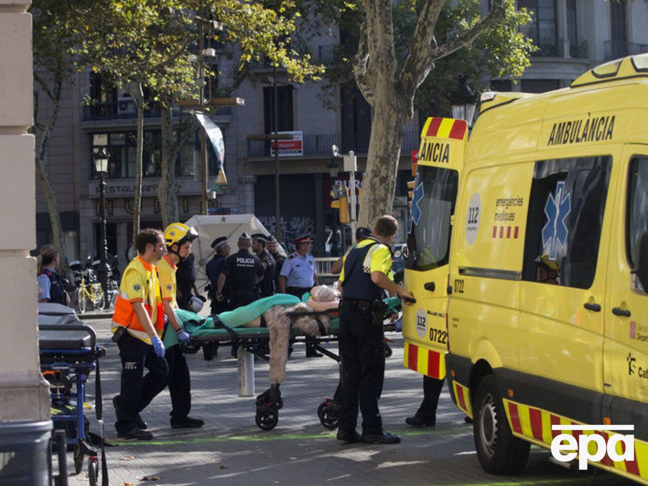 Травмовані проходять лікування в 15 лікарнях Барселони