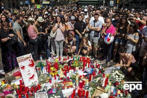 Траурная акция в Барселоне началась с минуты молчания