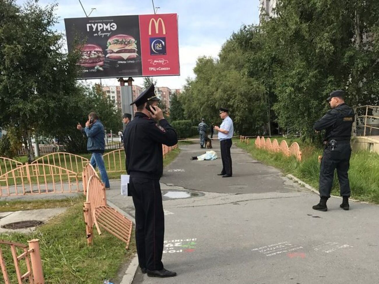 Поліцейські вбили нападника