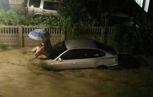 Последствия селевого потока в Судаке